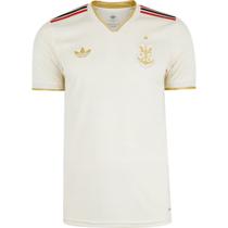 Camisa do Flamengo III 2025 2026 Torcedor Masculina Off White