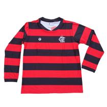 Camisa do Flamengo Infantil com Proteção UV M. Longa Oficial