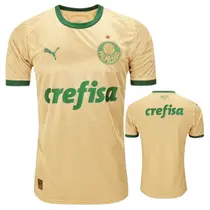 Camisa do Palmeiras III 24 Dourada Masculina Torcedor Original
