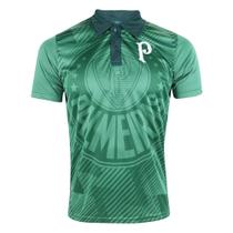 Camisa do Palmeiras Polo Effect Logo Masculina Verde Escuro