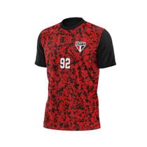 Camisa do SÃO PAULO FC Original FAITH Oficial Licenciada Plus Size Dry Fit Camiseta Uv