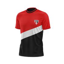 Camisa do SÃO PAULO FC Original Strong Oficial Camiseta Licenciada Plus Size Dry Fit Proteção Uv