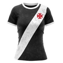 Camisa do Vasco da Gama Feminina Oficial Baby Look Building - Braziline