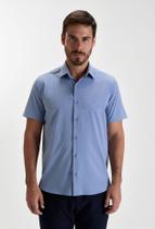 Camisa docthos relaxed fit manga curta bambu maquineta mescla