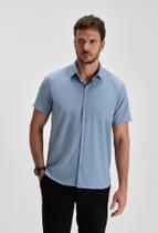 Camisa Docthos Relaxed Fit Manga Curta Bambu SmartCool