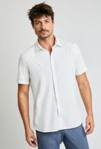 Camisa Docthos Slim Manga Curta Textura SmartCool