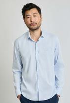 Camisa Docthos Slim Manga Longa Bambu Listrado SmartCool