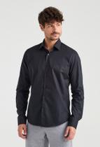 Camisa Docthos Tailor Fit Manga Longa Premium Cotton Maquinetada Camisa Docthos Tailor Fit Manga Longa Premium Cotton Maquinetada