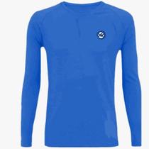 Camisa Dry Cool Masculina Light Trekking Proteção Uv +50 Ml Azul Royal