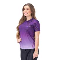 Camisa dry fit academia feminina com proteção UV B35