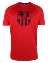 Camisa Dry Fit Barcelona Masculino - Vermelho e Marinho - BALBOA