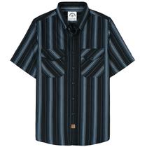 Camisa Dubinik Masculina de Manga Curta com Gola Abotoada e 2 Bolsos Camisa Dubinik Masculina de Manga Curta com Gola Abotoada e 2 Bolsos