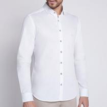 Camisa dudalina comfort fit branca 53 03 1856