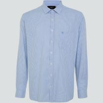 Camisa Dudalina Comfort Xadrez Superfine Ve25 Azul Masculino