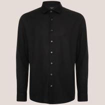 Camisa Dudalina Slim Flame In25 Preto Masculino Camisa Dudalina Slim Flame In25 Preto Masculino