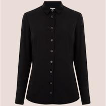 Camisa Dudalina Slim Tech Lisa In25 Preto Feminino