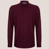 Camisa Dudalina Slim Tricoline Lisa Ou25 Roxo Masculino