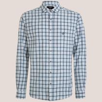 Camisa Dudalina Slim Xadrez Space Dye In25 Marinho Masculino Camisa Dudalina Slim Xadrez Space Dye In25 Marinho Masculino