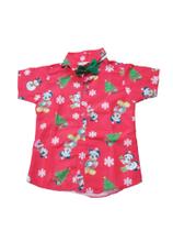 Camisa e Gravata Infantil Tema Natal Festa Menino Criança - Belos e Belas