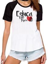 Camisa educação fisica faculdade profissão universitária