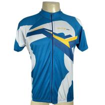 Camisa Elite Ciclista Forro Masculina Tam P Azul