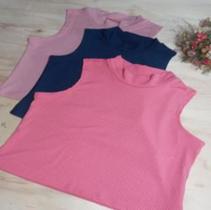 Camisa em tecido estilo top