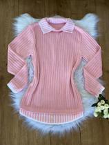 Camisa em tricot - stylo modas