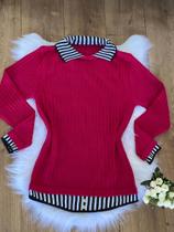 Camisa em tricot - stylo modas Camisa em tricot - stylo modas