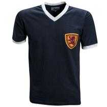 Camisa Escócia 1950s Liga Retrô Azul Marinho P