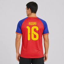 Camisa Espanha La Roja 16 Rodri Camisa Espanha La Roja 16 Rodri