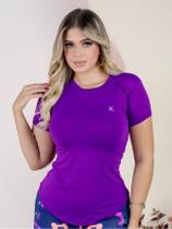 Camisa Esportiva Feminina Baby Look Dry Fit Tendencia Premium