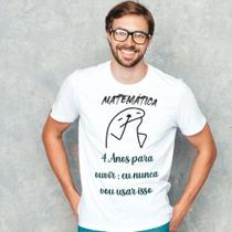 Camisa Estampa Flork Matemática Camisa Estampa Flork Matemática