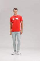 Camisa estampa r/u red life laranja tamanho m Camisa estampa r/u red life laranja tamanho m