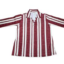 Camisa Estampada Feminina Plus-Size Manga 3/4 G1 a G3