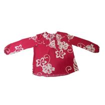 Camisa Estampada Feminina Plus-Size Manga Longa G1 a G3