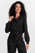 Camisa Estampada Feminina Rovitex - Elegante e Sofisticada