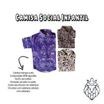 Camisa Estampada Infantil Menino