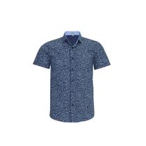Camisa Estampada Social Amil Manga longa sem bolso COR 1 Camisa Estampada Social Amil Manga longa sem bolso COR 1