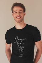 Camisa Evangélica Deus é Bom o Tempo Todo Manga Curta T-shirt 100% algodão