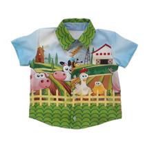 Camisa Fazendinha infantil Festa