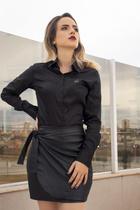 Camisa fem. algodão egipcio black tam gg Camisa fem. algodão egipcio black tam gg