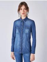 Camisa Fem M. Longa- Jeans tam42 Camisa Fem M. Longa- Jeans tam42