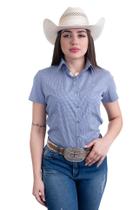 Camisa Fem. Manga Curta Texas Farm - Cafc051 - Xadrez