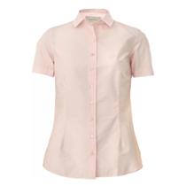 Camisa Fem Mc Tricoline Rosa - Dudalina - Social
