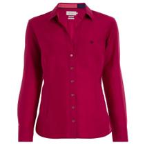 Camisa Fem Ml Tricoline Slim Rosa -Dudalina - Casual 40