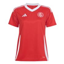 Camisa Feminina Adidas Inter I AEROREADY Vermelha