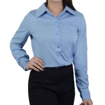 Camisa Feminina Alpelo ML Ema Azul Mistral - 10400284
