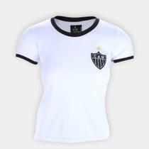 Camisa Feminina Atlético Mineiro Supporter Branca Oficial