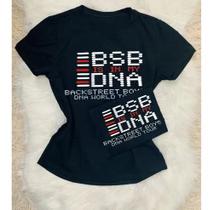 Camisa Feminina Baby Look Backstreet Boys Dna