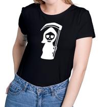 Camisa Feminina Baby Look Halloween Ghostface Dia Das Bruxas